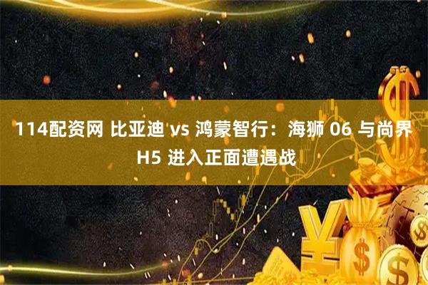 114配资网 比亚迪 vs 鸿蒙智行：海狮 06 与尚界 H5 进入正面遭遇战