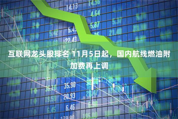 互联网龙头股排名 11月5日起，国内航线燃油附加费再上调